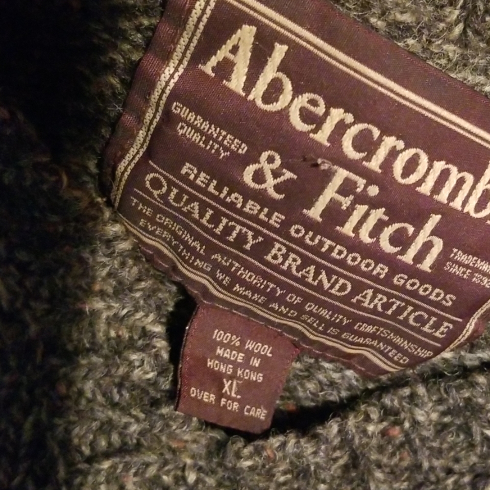 Abercrombie & Fitch wool sweater xl - Picture 2 of 6
